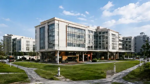 Timelapse nhà máy, khu công nghiệp, lắp đặt nhà xưởng